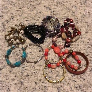 Bundle of 12 bracelets